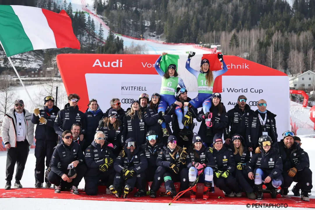 Völkl Gioco dei Podi 2024/25: pioggia di 'centri' a Kvitfjell, la sfera di cristallo è sempre più vicina