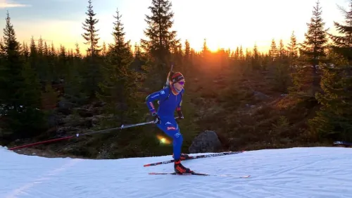 Lisa Vittozzi al termine del raduno di Sjusjoen: 'Punto a far bene sin da Pokljuka'