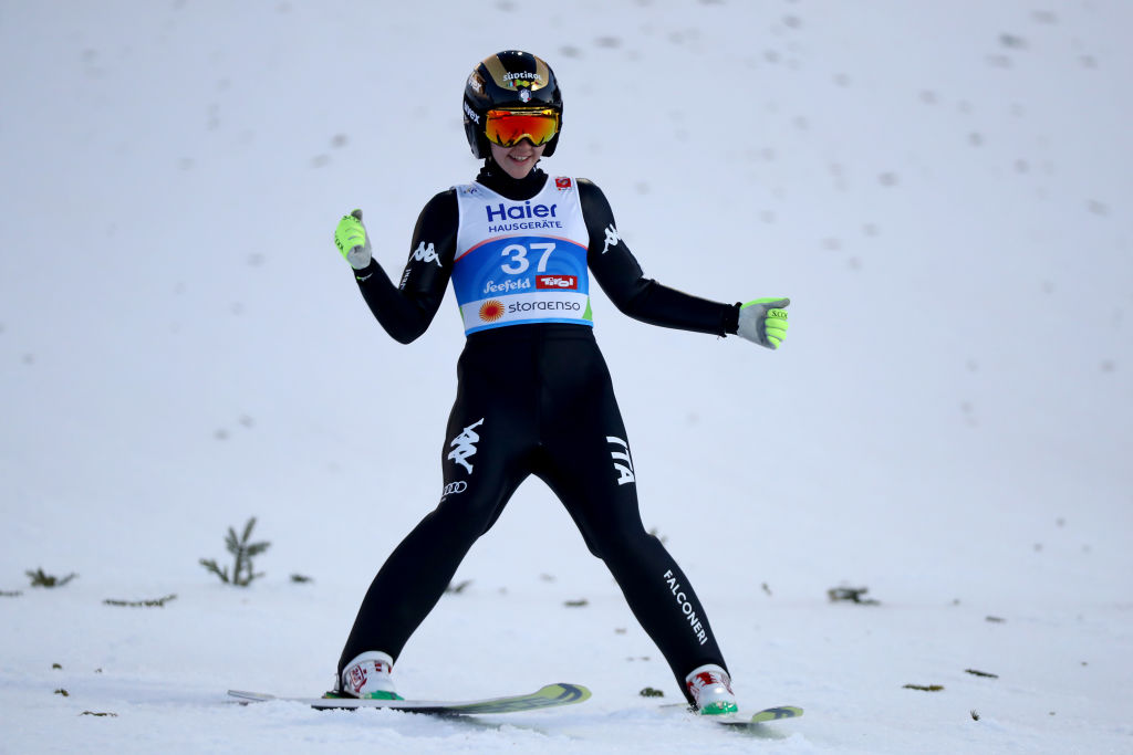 Lara Malsiner 6a in Gara-2 a Ljubno, il Silvester Tournament è di Eva Pinkelnig