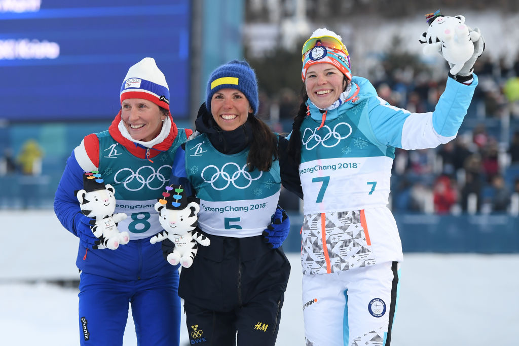 Charlotte Kalla imprendibile nello Skiathlon Femminile, è oro davanti a Marit Bjørgen