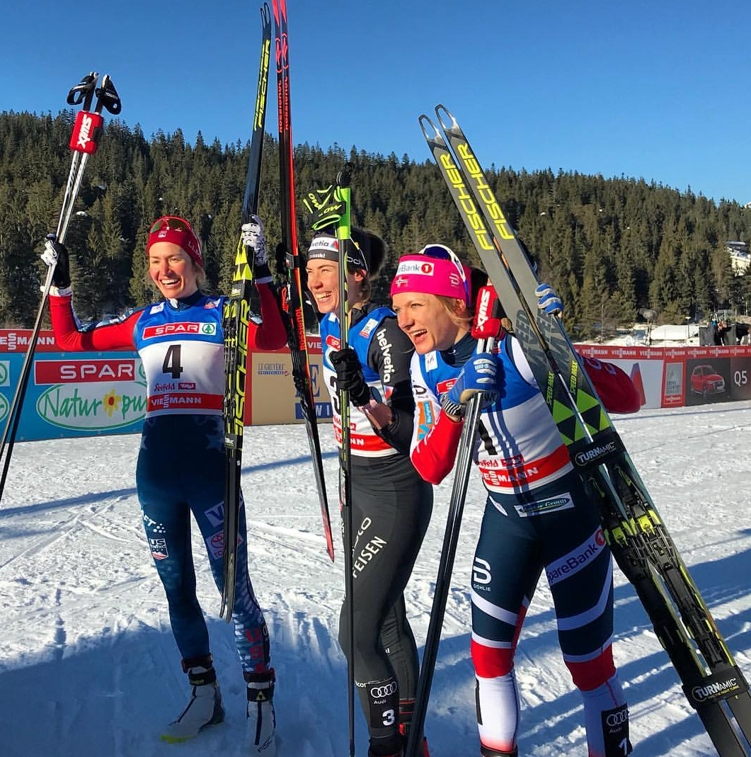 Van Der Graaff e Caldwell prime ex aequo nella Sprint a skating di Seefeld