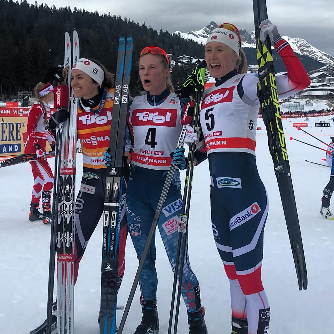 Diggins mette in fila le norvegesi nella 10 Km in tecnica libera di Seefeld