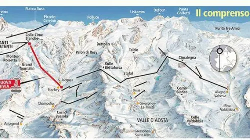 Collegamento Cervinia-MonteRosaSki, al via il progetto definitivo