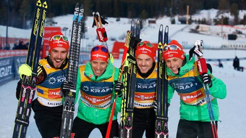 La Germania vince passeggiando la gara a squadre di Lillehammer