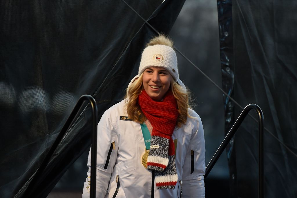 Ester Ledecka battuta nel secondo gigante parallelo di Coppa del Mondo di PyeongChang