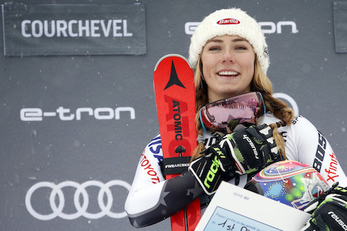 Mikaela Shiffrin brucia Petra Vlhova nella prima manche dello slalom di Courchevel