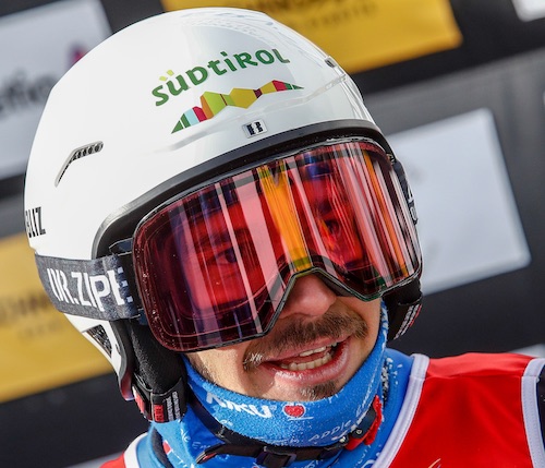 Omar Visintin secondo nello snowboard cross maschile di Coppa del Mondo di Cervinia