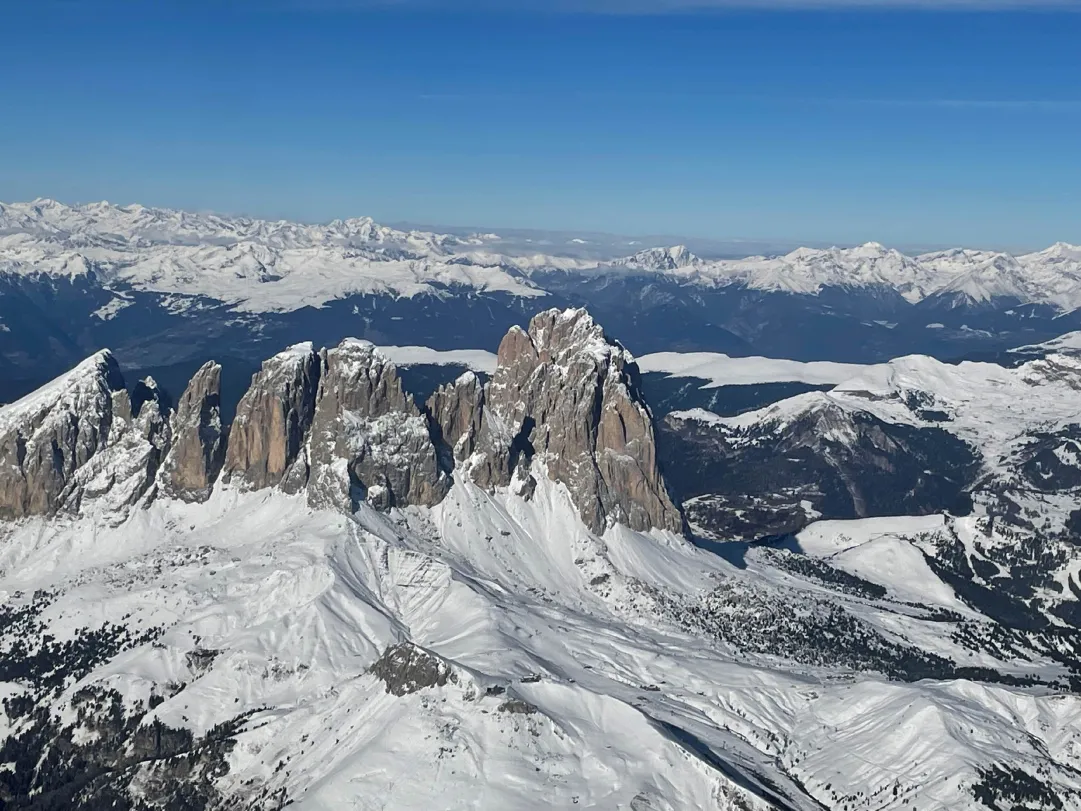 Val di Fiemme: Tour de Ski e Marcialonga...visti dall'alto!