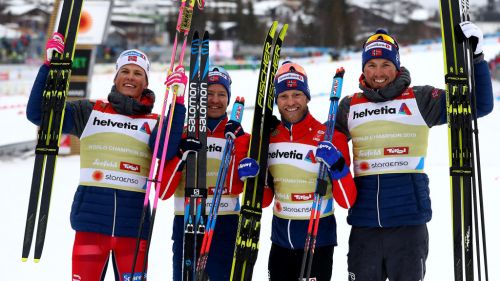 Mondiali Seefeld staffetta 4x10km: domina la Norvegia con Klæbo davanti a Russia e Francia