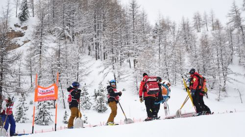 Schieder secondo solo a Hrobat nella discesa di Sella Nevea: tappa del GP Italia a Mittermair