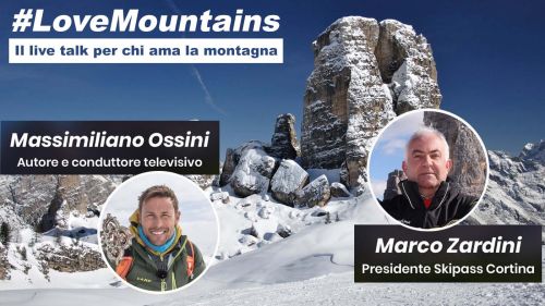 #LoveMountains sbarca a Cortina d'Ampezzo: stasera il terzo appuntamento targato ANEF