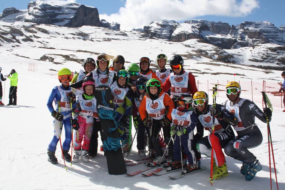 E' tutto pronto per 'Sciare col Cuore': domenica in pista a Madonna di Campiglio per beneficenza