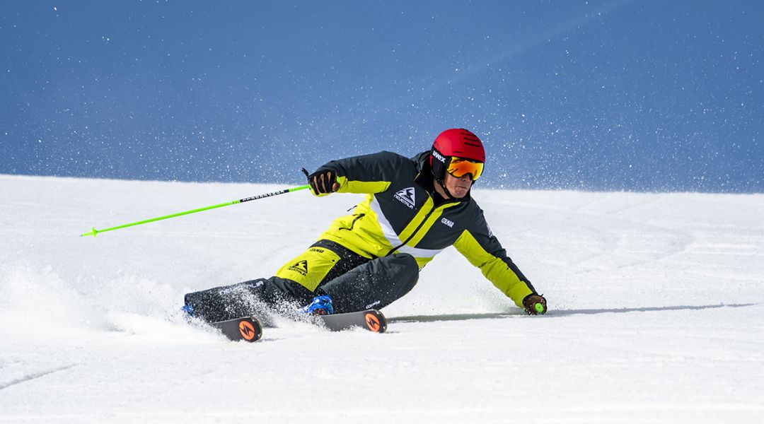 Francesco Bertolini al test di Salomon S/Race 130 WC (2023)