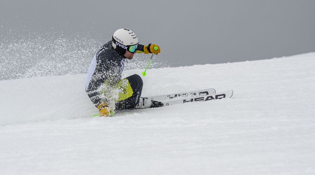 Gianluca Branciaroli al test di Head Worldcup e-GS Rebel  Pro (2023)