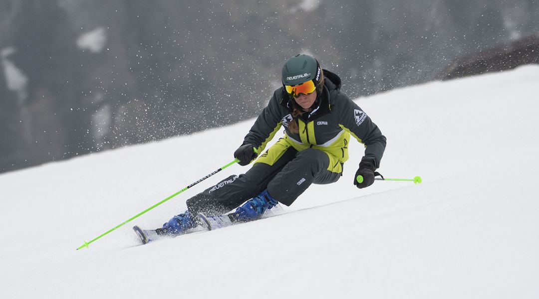 Valeria Poncet al test di Salomon S/Race 130 WC (2023)