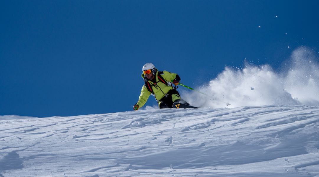 Matteo Lobrano al test di Fischer Ranger 96 (2025)