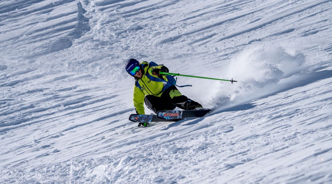 Luca Marchetti al test di Atomic Bent 100 (2025)