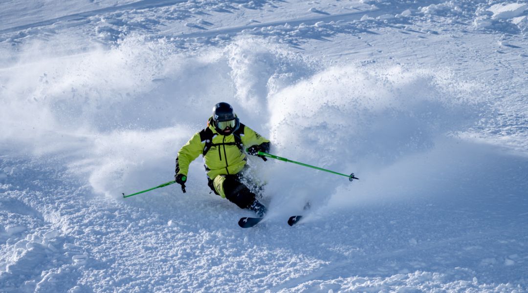 Andrea Bergamasco al test di Skitrab NEVE 93 (2025)