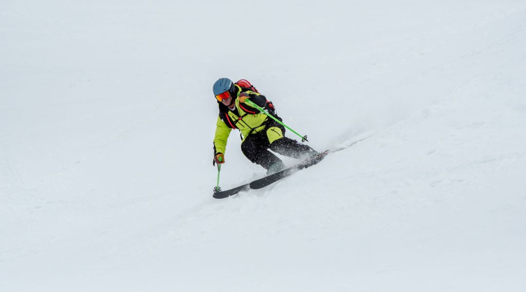 Matteo Lobrano al test di Salomon MTN  80 Pro (2025)