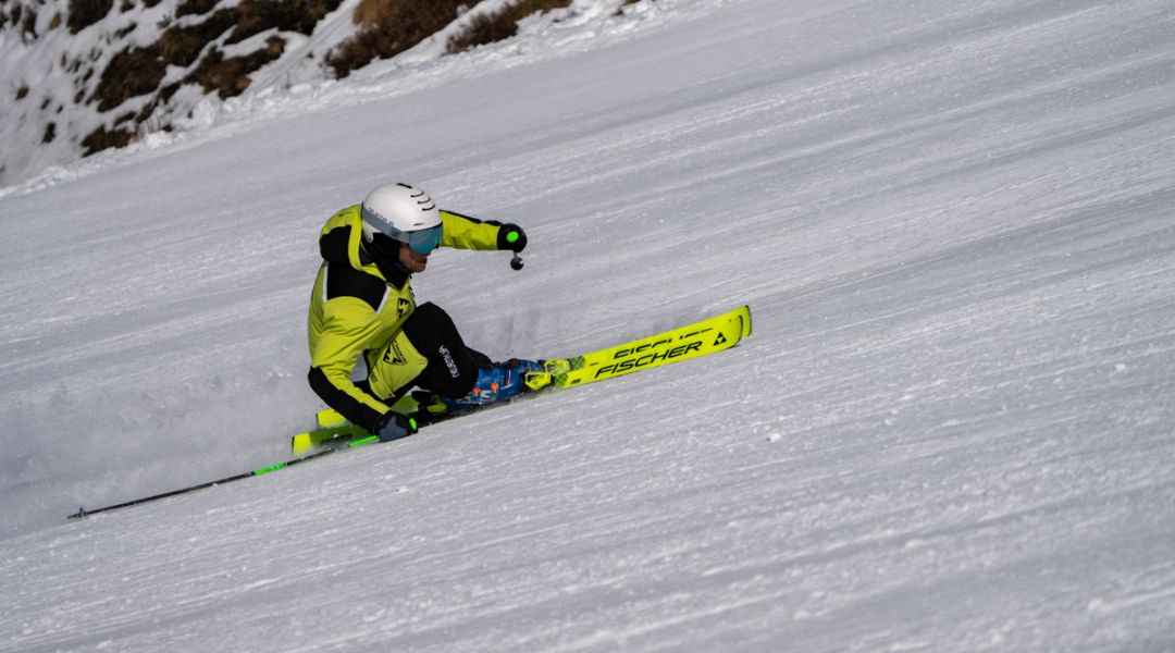 Matteo Garino al test di Fischer RC4 Worldcup RC Pro M-plate (2025)