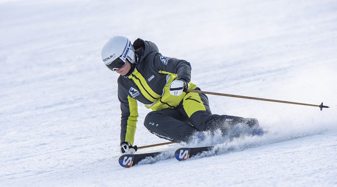 Isabel Anghilante al test di Salomon S/Race Prime GS  (2023)