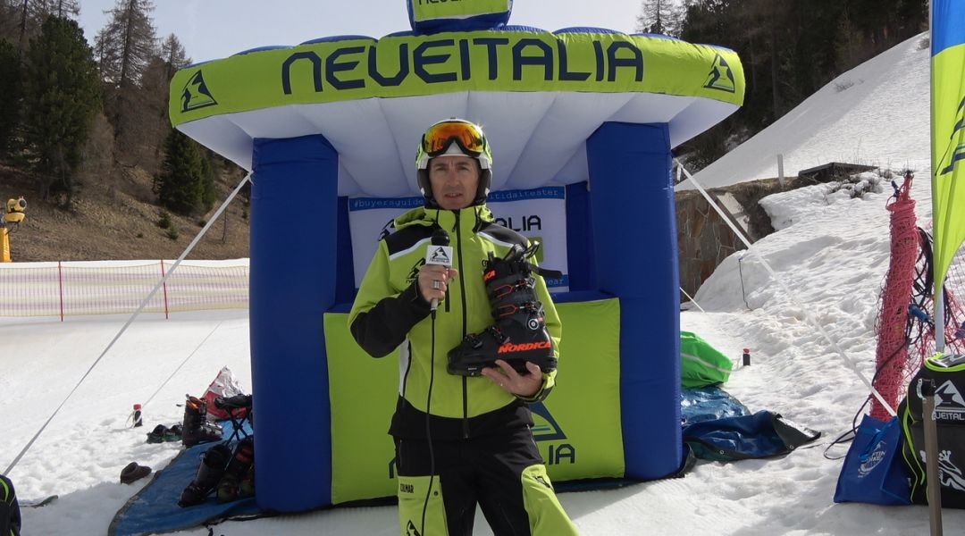 Andrea Odinotte al test di Nordica Promachine 130 GW (2025)