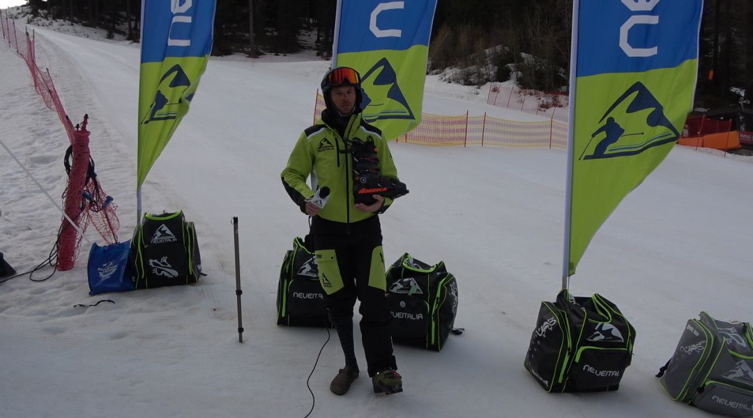 Federico Palmero al test di Nordica Promachine 130 GW (2025)