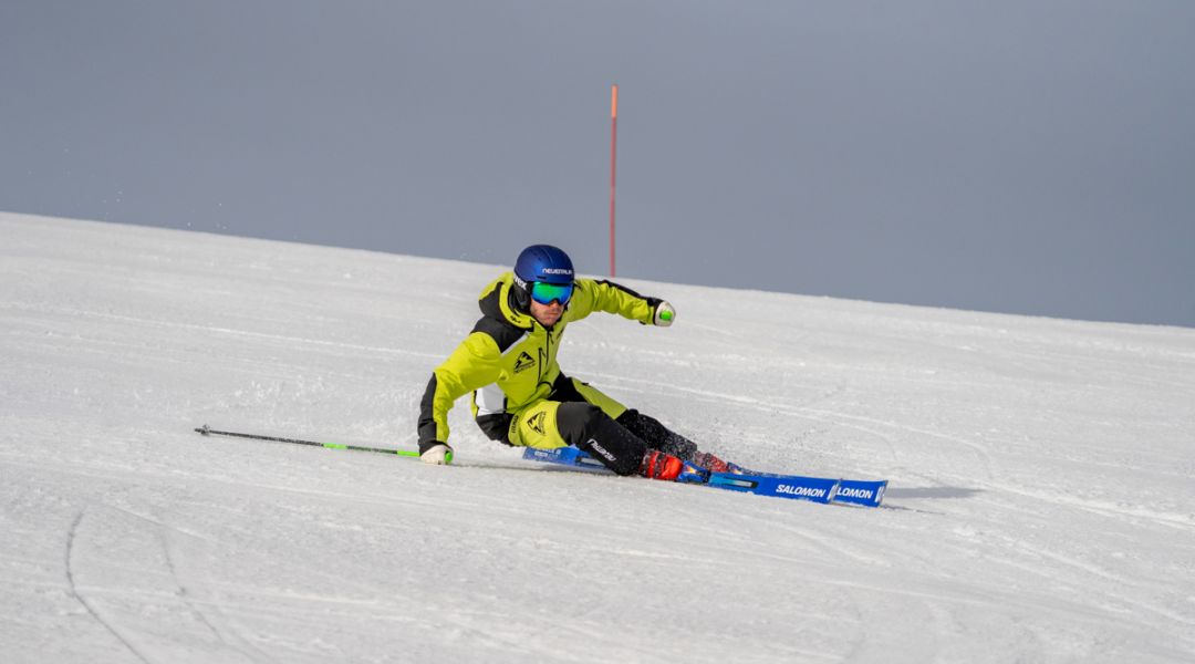 Jacopo Bonacorsi al test di Salomon S/Race GS PRO (2025)