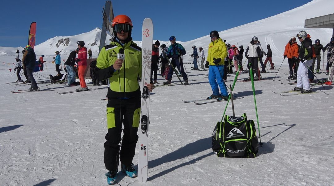 Fabio Aliverti al test di Skitrab NEVE 93 (2025)