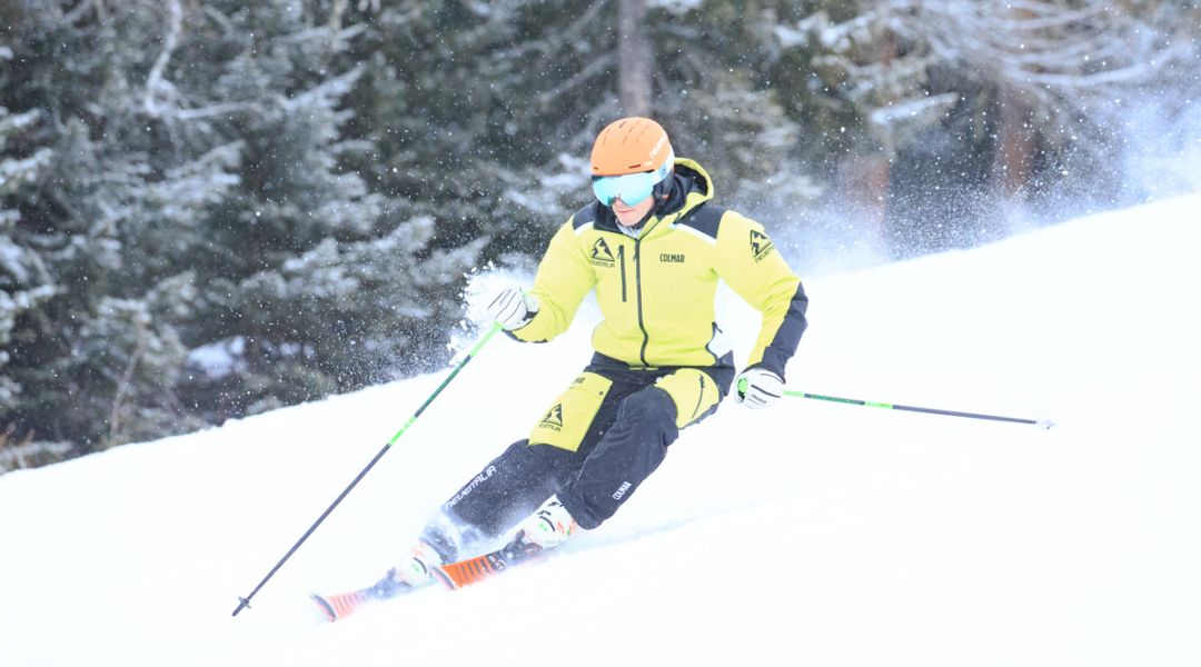 Claudio Gilardini al test di Volkl Racetiger GS (2025)