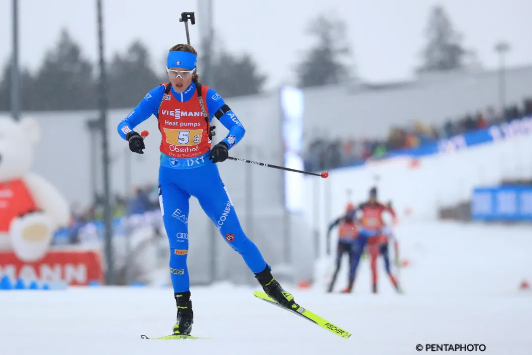 Biathlon: la prima vittoria di Selina Grotian nella Mass Start di Annecy, Auchentaller 14^ e Trabucchi ^17 perfette al tiro