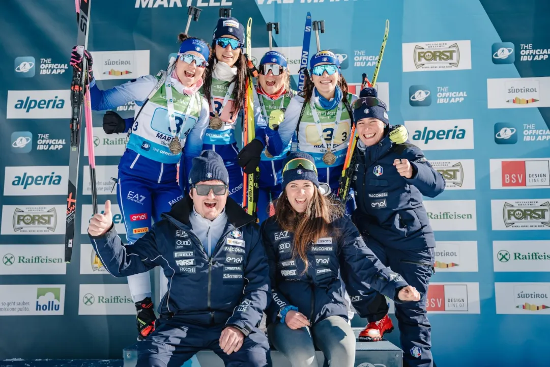 Europei Biathlon Val Martello: Italia di Bronzo nella Staffetta femminile e quarta maschile