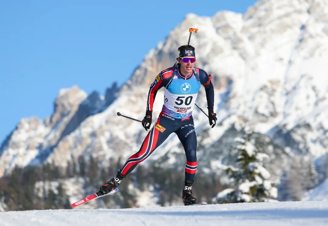 Biathlon: Tripletta norvegese nell'Inseguimento, vince Laegreid. Italia naufraga al poligono