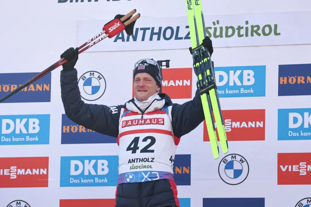 Tarjei Boe dopo la vittoria ad Anterselva annuncia il ritiro a fine stagione