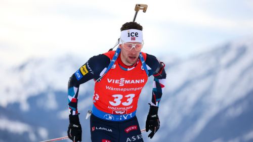 Biathlon: podio tutto norge a Le Grand Bornand ma vince Laegreid, Giacomel ottimo nono