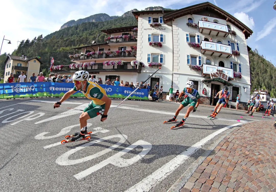 Coppa del Mondo di skiroll, finale tutto azzurro in Val di Fiemme con lo scontro Tanel-Dellagiacoma