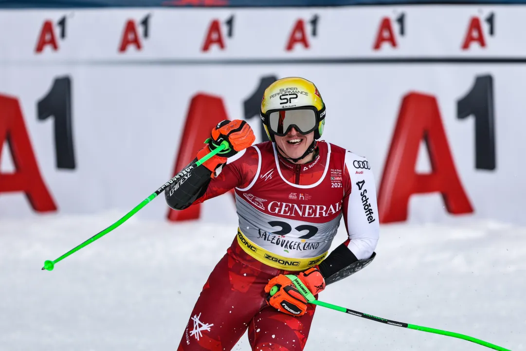 Clamorosa sorpresa nel gigante mondiale, Raphael Haaser fa impazzire Saalbach! De Aliprandini si spegne