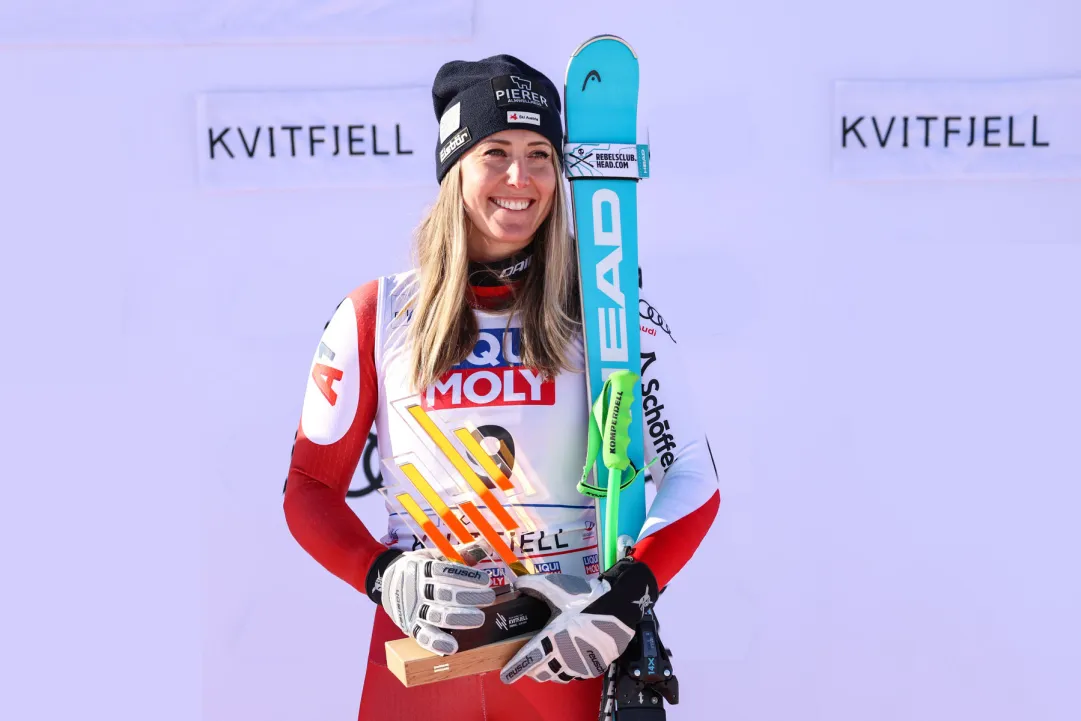 E' una Huetter... italiana. Il post gara nella nostra lingua dopo la perla di Kvitfjell: 'Non guardo alla classifica di CdM'