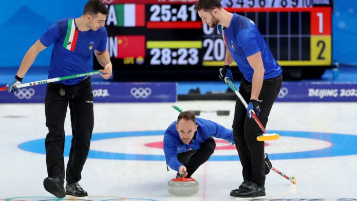 Match da incubo per gli azzurri del curling con la Cina (che aveva sempre perso): il terzo ko è una mazzata