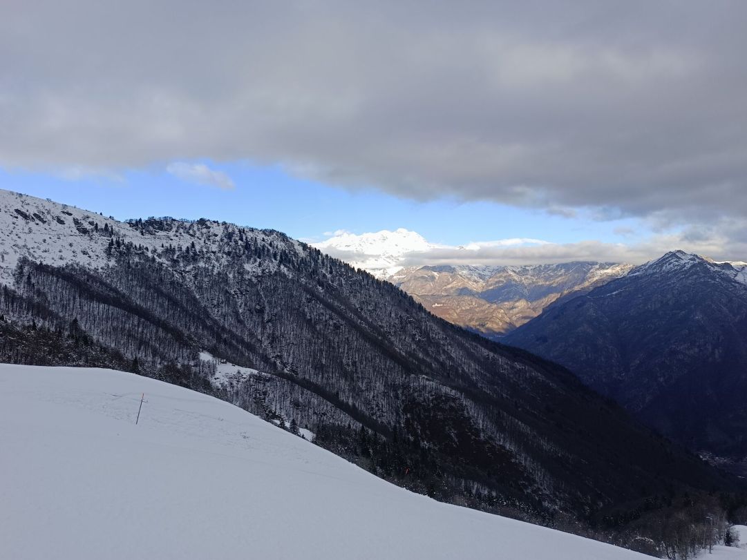 Veduta sul Monte Rosa