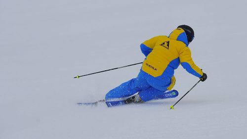 Riccardo Giacomel al test di Salomon S/Race Pro SL (2019)