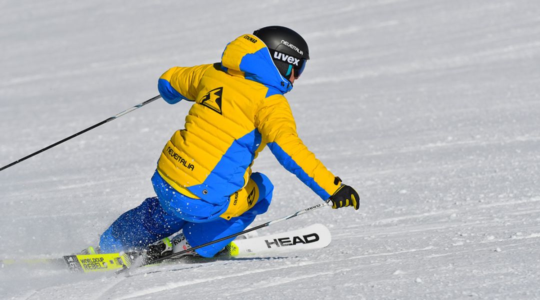 Giovanni Manfrini al test di Head Worldcup Rebels i.SL (2020)