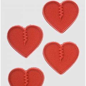 Prezzi Crab grab mini hearts stomp pad red