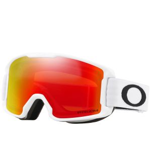 Prezzi Oakley line miner matte white prizm snow torch iridium