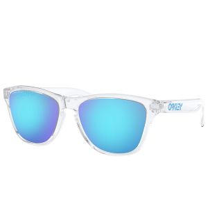 Prezzi Oakley frogskins xs polished clear sunglasses prizm sapphire