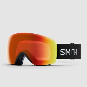 Prezzi Smith skyline black goggle everyday red mirror