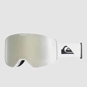 Prezzi Quiksilver storm snow white goggle amber rose ml silver