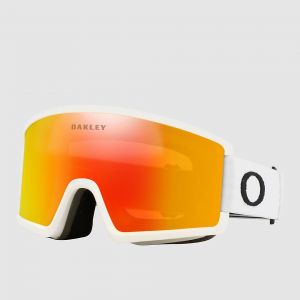 Prezzi Oakley target line l matte white goggle fire iridium