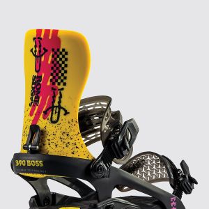 Prezzi Rome 390 boss 2023 snowboard bindings yellow