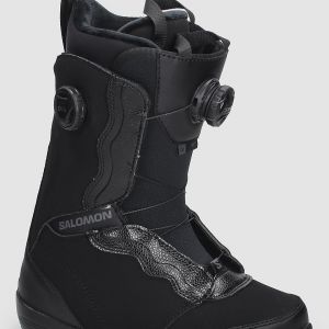 Prezzi Salomon ivy boa sj 2024 snowboard boots blk / black / castlerock gray